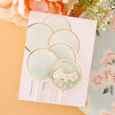 Spellbinders Glimmer Hot Foil Plate & Die Set Party Balloons Bouquet*