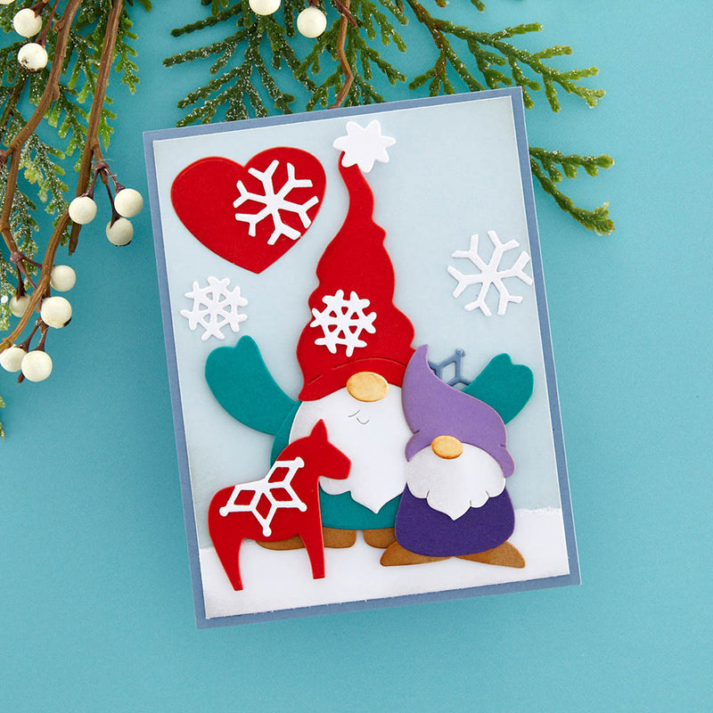 Stampendous Etched Dies Holiday Hugs - Gnome Hugs*