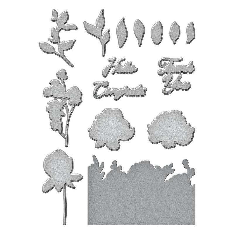 Spellbinders Etched Dies by Simon Hurley-Floral Stems - Photosynthesis