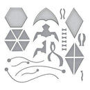 Spellbinders Etched Dies By Simon Hurley Fly A Kite