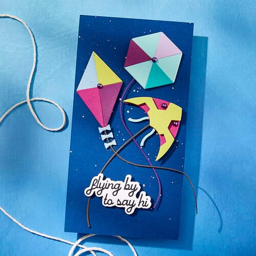 Spellbinders Etched Dies By Simon Hurley Fly A Kite