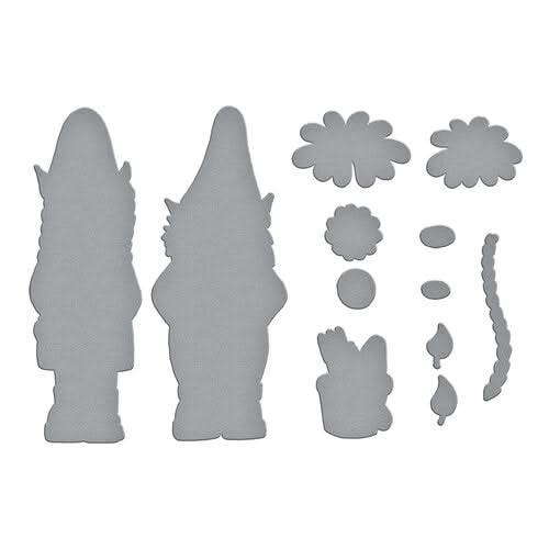 Spellbinders Etched Dies By Dyan Reaveley - Gnome Sweet Gnome*