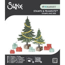 Sizzix Clear Stamps Set By 49 and Market 17/Pkg w/15 Framelits - Trees and Trinkets
