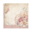 Stamperia Polyester Fabric 12"x 12" 4/Pkg - Romance Forever
