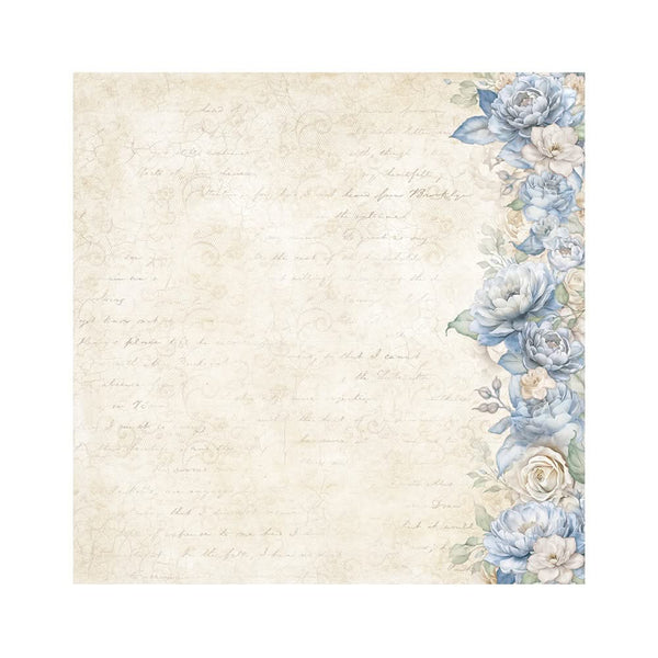 Stamperia Polyester Fabric 12"x 12" 4/Pkg - Timeless