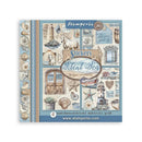 Stamperia Stickers 6.5"x 6.5" 4/Pkg - Silent Sea