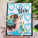 Picket Fence Studios Stencil 6"x 8" - Polka Dot Scarf*