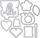 Paper Smooches Wise Dies - Needle Little Love Icons