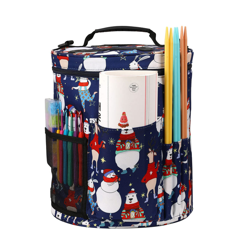 Universal Crafts Yarn Storage Bag - Snowman*