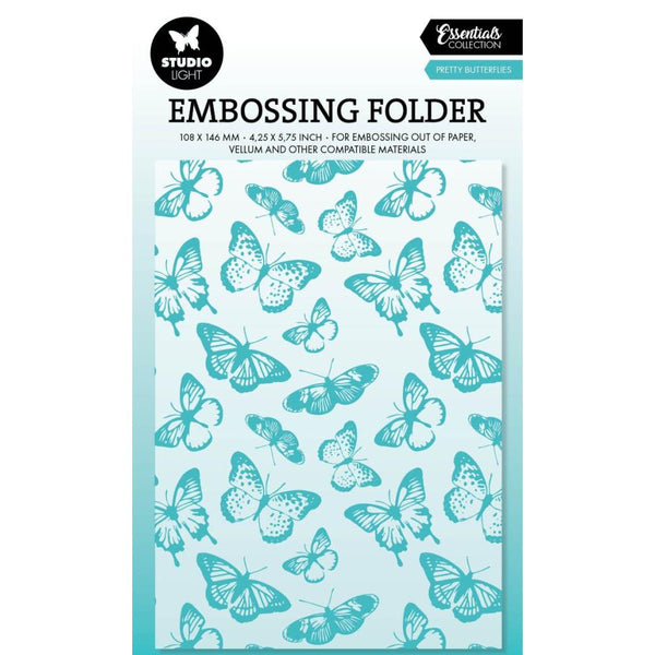 Studio Light Essentials Embossing Folder Nr. 26 Pretty Butterflies