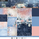 Studio Light Frozen Flowers Paper Pad 8"X8" 36/Pkg Nr. 267, Backgrounds