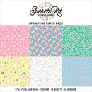 Everett Rd. Springtime Paper Pack 6"X6" Dots