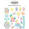 Everett Rd. Springtime Shaker Stickers 18/Pkg