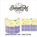 Everett Rd. Springtime Washi Tape 2/Pkg 15mm X3.3yds