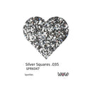 WOW! Sparkles Glitter 15ml - Silver Squares .035