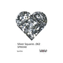 WOW! Sparkles Glitter 15ml - Silver Squares .062