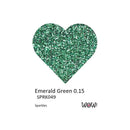 WOW! Sparkles Glitter 15ml - Emerald Green 0.15