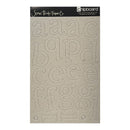 Scenic Route Chipboard Lower Case Alphabet - Plain*