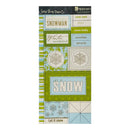 Scenic Route Chipboard Pieces - Rockland Let It Snow