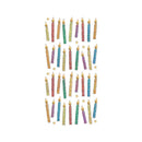Paper House Holographic Foil Decorative Stickers Birthday Candles
