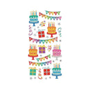 Paper House Holographic Foil Decorative Stickers Birthday Cakes