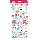 Doodlebug Cardstock Stickers 6"X13" - Let It Snow Icons*