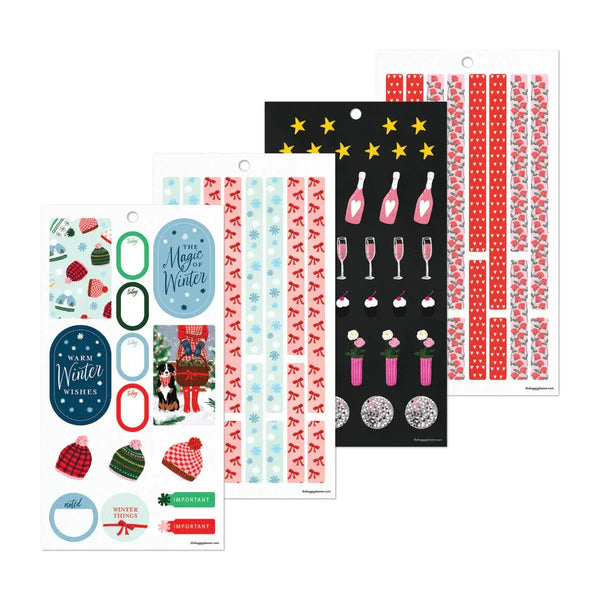 Happy Planner Big 30 Sheet Sticker Value Pack - Winter Charm Classic