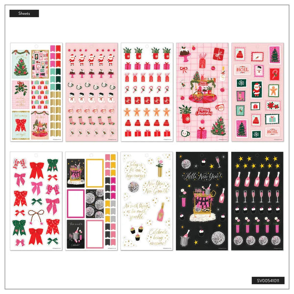 Happy Planner Big 30 Sheet Sticker Value Pack - Winter Charm Classic