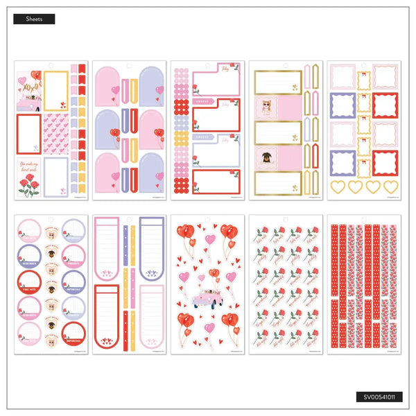 Happy Planner Big 30 Sheet Sticker Value Pack - Winter Charm Classic