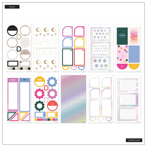 Me & My Big Ideas - Color Story Value Pack Stickers - Big