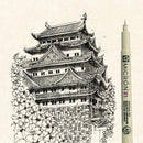 Sakura Pigma Micron 6pc Black Set A