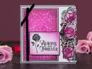 Sara Signature Thorn & Bloom 2D Embossing Folder - Damask Wallpaper