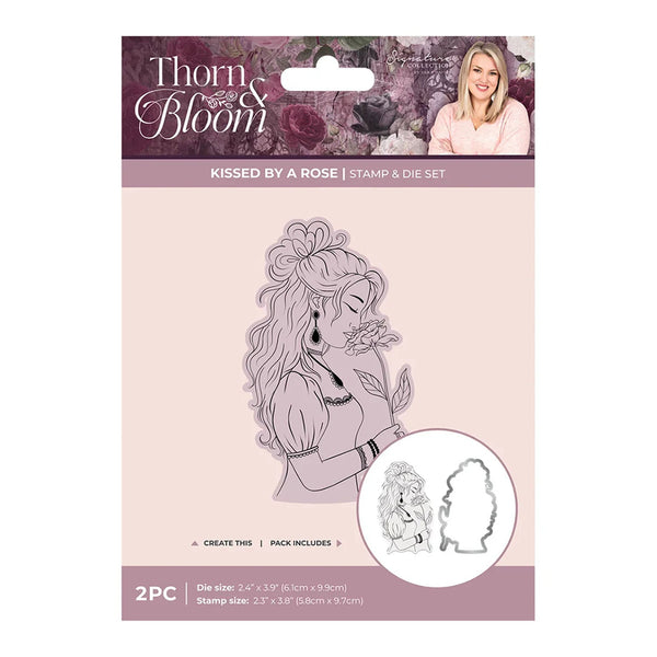 Sara Signature Thorn & Bloom Stamp & Die Set - Kissed by a Rose