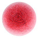 Red yarn ball on a white background