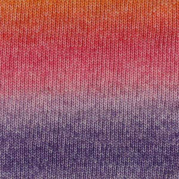 Gradient fabric pattern transitioning from pink to purple