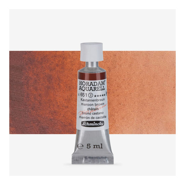Schmincke Horadam Aquarell Watercolour Paint 5ml - S2 - Maroon Brown