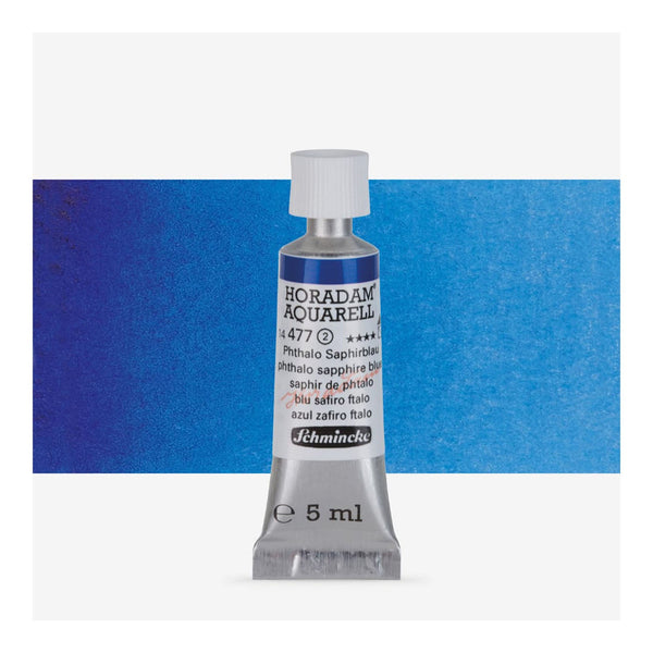 Schmincke Horadam Aquarell Watercolour Paint 5ml - S2 - Phthalo Sapphire Blue