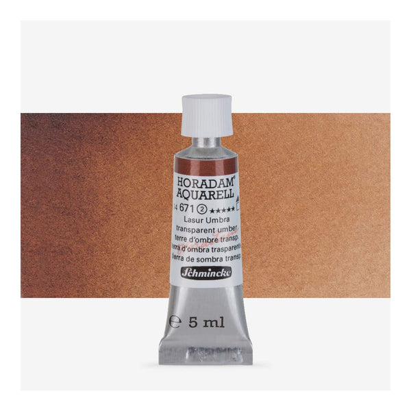 Schmincke Horadam Aquarell Watercolour Paint 5ml - S2 - Transparent Umber