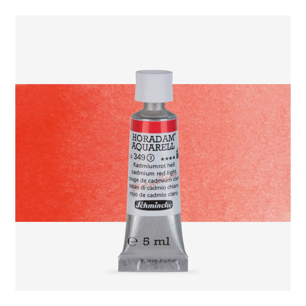 Schmincke Horadam Aquarell Watercolour Paint 5ml - S3 - Cadmium Red Light