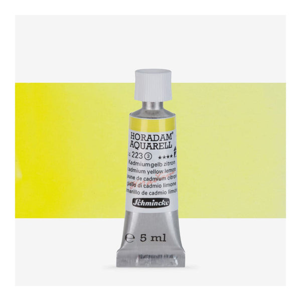 Schmincke Horadam Aquarell Watercolour Paint 5ml - S3 - Cadmium Yellow Lemon
