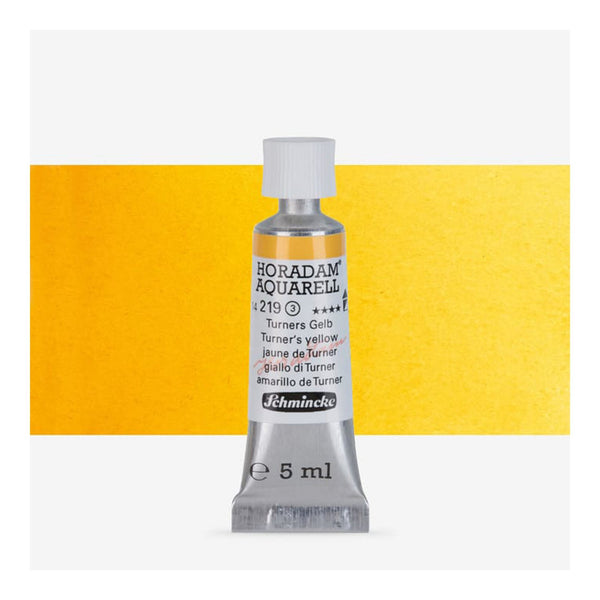 Schmincke Horadam Aquarell Watercolour Paint 5ml - S3 - Turner’s Yellow