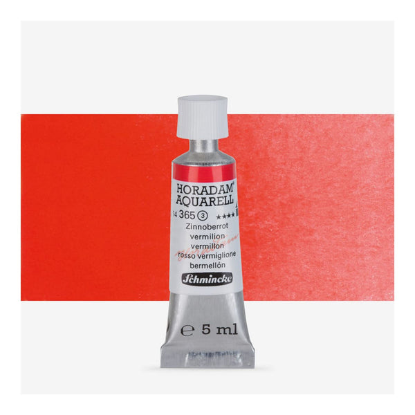 Schmincke Horadam Aquarell Watercolour Paint 5ml - S3 - Vermilion