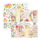 Scrapbooking paper set with floral and bird designs on a white background