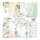 Scrapbooking paper set with floral and nature-themed designs by ScrapBoys Primavera.