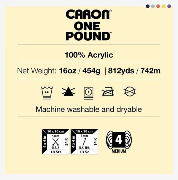 Caron One Pound Yarn - Espresso