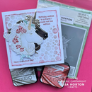 Lisa Horton Crafts Layering Stencil 6"x6" Believe in Unicorns