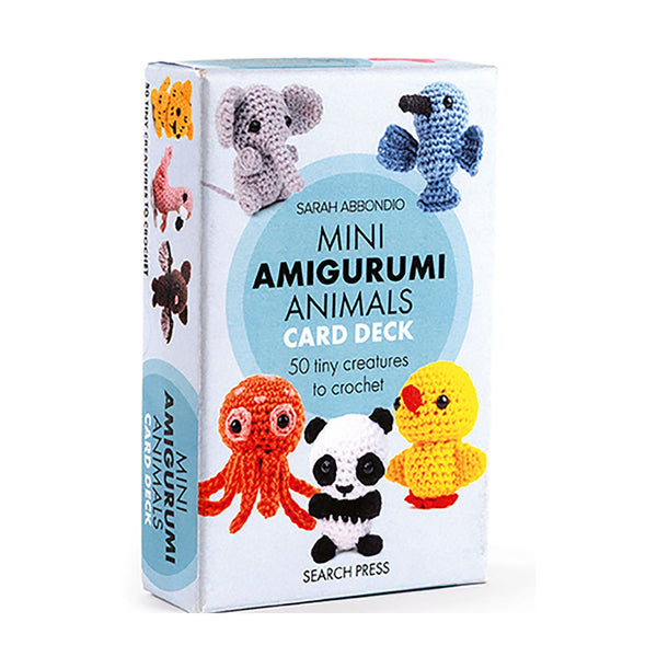 Search Press Mini Amigurumi Animals Card Deck Crochet Set