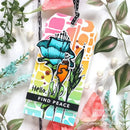 Tim Holtz Cling Stamps 7"X8.5" - Abstract Florals^
