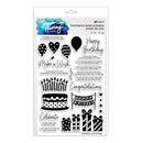 Simon Hurley create. Clear Stamp Set 6" x 9" - Snarky Birthday