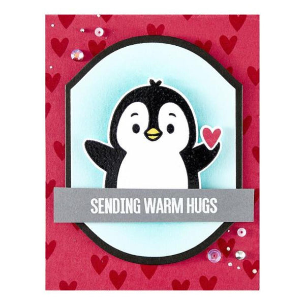 Simon Hurley Create. Photopolymer Stamp 6"x 9" - Christmas Hugs